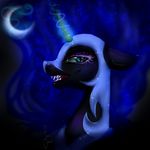  equine female feral friendship_is_magic horn horse mammal my_little_pony nightmare_moon_(mlp) pony saoiirse solo unicorn winged_unicorn wings 