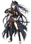  armor blue_eyes blue_hair drawing_sword full_body geta glint hair_ornament hair_over_one_eye holding holding_sword holding_weapon japanese_armor japanese_clothes kote kusazuri long_hair official_art personification scabbard sendai_(shirohime_quest) sheath shirohime_quest shoulder_armor sode solo sword tabi transparent_background unsheathed unsheathing very_long_hair weapon 