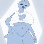  2d_animation animated anthro anthrofied avian big_breasts bird breasts clothed clothing dreamy_pride female flashing huge_breasts invalid_tag looking_at_viewer nipples nude one_eye_closed simple_background smile solo standing text thick_thighs tweetfur twitter wide_hips wink 