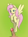  bestiality cutie_mark duo equine female feral fluttershy_(mlp) flying friendship_is_magic fur green_background hair hoofjob human interspecies male mammal my_little_pony pegasus penis pink_hair plain_background precum sewlde straight teats vein wings yellow_fur 