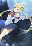  arm_up bad_id bad_pixiv_id baton bishoujo_senshi_sailor_moon bishoujo_senshi_sailor_moon_crystal blonde_hair blue_eyes blue_sailor_collar bow brooch choker elbow_gloves full_moon gloves jewelry long_hair maboroshi_no_ginzuishou magical_girl moon moon_stick night red_bow red_choker sailor_collar sailor_moon sailor_senshi_uniform school_uniform serafuku shirt skirt sky solo tsukino_usagi twintails very_long_hair white_gloves yoshino_ryou 