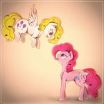  equine evehly eye_contact female feral friendship_is_magic horse mammal my_little_pony pegasus pinkie_pie_(mlp) pony smile surprise_(mlp) wings 