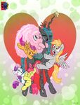  &lt;3 apple_bloom_(mlp) blonde_hair blue_eyes bow changeling derp_eyes derpy_hooves_(mlp) earth_pony equine eyes_closed fangs female fluffle_puff fluffy food friendship_is_magic fur green_eyes green_hair hair holes horn horse hug jowybean licking mammal muffin my_little_pony pegasus pink_fur pony purple_hair queen_chrysalis_(mlp) saliva scootaloo_(mlp) sharp_teeth sweetie_belle_(mlp) teeth tongue tongue_out two_tone_hair unicorn wings yellow_eyes 