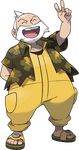  gym_leader male male_focus official_art pokemon pokemon_(game) pokemon_oras sugimori_ken tessen_(pokemon) 