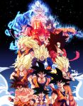  absurdres age_progression aura black_hair blonde_hair blue_hair blue_wristband dougi dragon_ball dragon_ball_(classic) dragon_ball_gt dragon_ball_super dragon_ball_z fighting_stance ftw_arts glowing glowing_hair grey_hair highres kaiouken looking_at_viewer monkey_tail multiple_persona muscular muscular_male own_hands_together red_fur red_hair smile son_goku spiked_hair super_saiyan super_saiyan_1 super_saiyan_2 super_saiyan_3 super_saiyan_4 super_saiyan_blue super_saiyan_god tail ultra_instinct wristband 