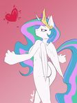  big_breasts breasts butt equine female friendship_is_magic horn horse mammal my_little_pony nivrozs nude pony princess_celestia_(mlp) smile solo wings 