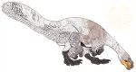alpha_channel ambiguous_gender avian-king biped claws dinosaur feathered_dinosaur feathers feral hi_res open_mouth reptile scalie simple_background solo teeth therizinosaurid therizinosaurus theropod transparent_background