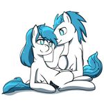  blue_hair cutie_mark duo equine female friendship_is_magic hair lightning_blitz_(oc) male mammal my_little_pony original_character pegasus plain_background sibling smile spark_(oc) twins white_background wings 