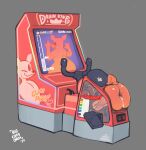 2024 arcade_machine bigcozyorca bodily_fluids cum cum_in_sex_toy digital_media_(artwork) english_text genital_fluids grey_background hi_res high_score penetrable_sex_toy sex_toy simple_background text zero_pictured