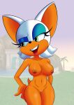 absurd_res anthro bat big_breasts breasts deliciouscake female genitals hi_res mammal nipples nude pussy rouge_the_bat sega solo sonic_the_hedgehog_(series) thecakeee thick_thighs