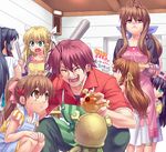  6+girls :&lt; air baseball_bat bread child clannad company_connection crossover everyone food furukawa_akio furukawa_sanae garbage_doll girl_from_the_illusionary_world kannabi_no_mikoto kanon kawasumi_mai key_(company) little_busters! multiple_girls one orihara_misao tears tokido_saya zen 