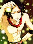  bad_id bad_pixiv_id freckles highres kanameyura male_focus muscle one_piece portgas_d_ace shirtless solo 