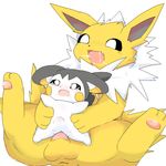  &#21155;&#23614; &lt;3 :d abdominal_bulge anthro anthro_on_feral anus balls barefoot bestiality drooling duo eeveelution emolga erection female feral flying_squirrel fur happy inferior_tail interspecies jolteon long_ears male mammal nintendo nude open_mouth pawpads paws penetration penis pok&#233;mon pok&eacute;mon pussy rodent saliva sex size_difference smile spread_legs spreading squirrel straight tongue vaginal vaginal_penetration video_games 