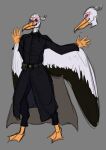 anthro avian bird clothing fan_character hi_res male natt333 pelecaniform pelican sketch solo uniform