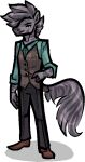 alpha_channel anthro biped bottomwear clothed clothing equid equine footwear jam_(artist) male mammal pants shirt shoes simple_background smile solo tail topwear transparent_background zebra