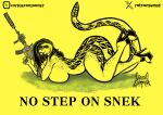 absurd_res anthro ass_up big_breasts big_butt black_hair breasts butt clothing corpse_eater don&#039;t_tread_on_me female footwear gun hair hi_res high_heels looking_at_viewer lying on_front pit_viper ranged_weapon rattlesnake reptile scalie snake solo thick_thighs viper weapon yellow_body