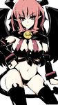  1girl boots breasts demon_girl detached_sleeves disgaea horns oyu_(sijimisizimi) pointy_ears red_hair succubus succubus_(disgaea) tail thigh_boots thighhighs wings 