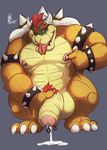  abs anthro barefoot biceps big_muscles big_penis bowser claws cum cum_string donryu erection forked_tongue genital_piercing hair happy hi_res holding_penis horn humanoid_penis king koopa looking_at_viewer male manly mario_bros muscles nintendo nipple_piercing nipples nude open_mouth orgasm pecs penis penis_piercing piercing prince_albert pubes reptile royalty scalie shell short_hair smile solo spikes standing thick_penis toe_claws tongue tongue_out tongue_stud turtle uncut vein veiny_penis video_games 