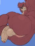 anthro anus balls bear biceps butt fur genitals hi_res kumatetsu male mammal muscular muscular_anthro muscular_male penis solo the_boy_and_the_beast tylerstark vein veiny_penis