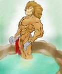  leo_(red_earth) loincloth male penis red_earth solo unknown_artist video_games 