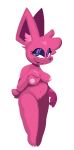  anthro breasts embrace female humanoid natural_breasts nude pizzascaremouse pose slightly_chubby slightly_chubby_female solo teasing teasing_viewer 