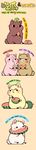  blush brown_fur fur huiro llama pink_fur unknown_species watermelon white_fur yellow_fur 