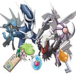  dialga lowres manaphy nintendo official_art palkia pokemon riolu rotom shaymin 