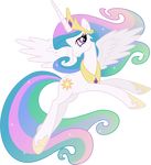  90sigma absurd_res alpha_channel equine female feral friendship_is_magic hi_res horn horse mammal my_little_pony pony princess_celestia_(mlp) solo winged_unicorn wings 