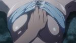  animated animated_gif anime areola_slip areolae bikini breast_grab busujima_saeko grabbing highschool_of_the_dead komuro_takashi kumuro_takashi swimsuit 