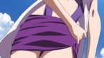  1girl animated animated_gif bikini bouncing_breasts breasts fujimi_shobo high_school_dxd large_breasts purple_bikini rias_gremory sling_bikini swimsuit undressing 