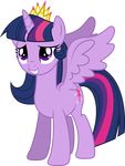  absurd_res alpha_channel equine female feral friendship_is_magic hi_res horn horse mammal my_little_pony pony smile solo theshadowstone twilight_sparkle_(mlp) winged_unicorn wings 