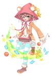  :d bag bow brown_hair emil_chronicle_online green_eyes hair_bow hair_ornament hair_ribbon hat holding holding_wand looking_at_viewer metindone open_mouth puzzle_&amp;_dragons ribbon short_hair smile solo star tiny_alma wand witch_hat 