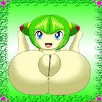  cosmo_the_seedrian female green_hair hair nobody147 nude open_mouth pussy sega sonic_(series) 