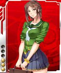  1girl card_(medium) fei_(maidoll) female kasumi_rika lilith-soft solo taimanin_asagi taimanin_asagi_battle_arena uniform 