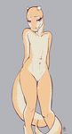  anthro cute female flat_chested horn kobold nude pussy red_eyes solo unknown_artist 