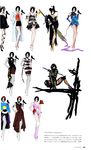  ada_wong alternate_costume boxing_gloves choker concept_art dress gun hat lab_coat labcoat makeup miniskirt nightgown ninja ninja_outfit nun_dress nurse nurse_uniform official_art resident_evil resident_evil_6 skirt sleeveless sleeveless_dress stethoscope variations weapon witch witch_hat 