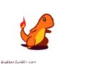  animated_gif brakken breathing_fire charizard charmander charmeleon evolution fire gen_1_pokemon no_humans pokemon pokemon_(creature) wings 