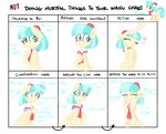  blue_eyes blue_hair blush coco_pommel coco_pommel_(mlp) comic equine friendship_is_magic hair hand horse mammal multicolor_hair my_little_pony necktie plain_background pony smile tears text two_tone_hair unknown_artist waifu_chart white_background wide_eyed 