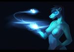  anthro breasts female lost-paw magic mammal mustelid nipples solo 