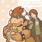  2boys bowser english greening lowres mario_(series) multiple_boys nintendo princess_peach sakurai_masahiro super_mario super_mario_bros. super_smash_bros. 