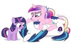  alpha_channel dm29 duo equine female feral friendship_is_magic horn horse male mammal my_little_pony pony princess_cadance_(mlp) shining_armor_(mlp) twilight_sparkle_(mlp) unicorn winged_unicorn wings 