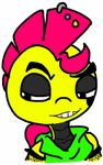  hair pink_hair schizo schizothescrafty scrafty smirk 