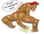  butt cum dialog equine horse male mammal nude orgasm penis seriousmonkey solo stallion_(character) text unknown_artist words_worth 