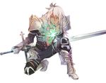  armor bad_id bad_pixiv_id balmung_(fate/apocrypha) dark_skin dark_skinned_male fate/apocrypha fate_(series) full_body green_eyes heru_(goldprin) highres long_hair male_focus siegfried_(fate) solo sword transparent_background weapon 