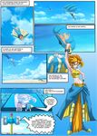  cloud colored_hair comic fluttershy_(mlp) friendship_is_magic hair human mammal mauroz my_little_pony pink_hair rainbow_dash_(mlp) seaside sky spitfire_(mlp) wonderbolts_(mlp) 