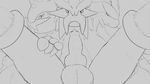  balls canine danjen entei gay hand_holding hi_res knot looking_at_viewer male mammal nintendo penis pok&#233;mon pok&eacute;mon raikou sheath suicune video_games 