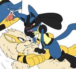  angelofhapiness arcanine blush canine colors cowgirl_position cum cum_inside cumshot gay lucario male mammal nintendo on_top open_mouth orange_eyes orgasm penis pok&#233;mon pok&eacute;mon sex shiny_pok&#233;mon shiny_pok&eacute;mon straddling uncut video_games 