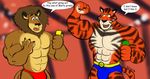  alex_the_lion dreamworks feline lion madagascar male mammal muscles tiger vitaly_the_tiger 