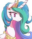  2014 equine female feral friendship_is_magic horn horse mammal my_little_pony pony princess_celestia_(mlp) solo stoic5 winged_unicorn wings 