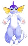  blush eeveelution feral fuddy looking_at_viewer nintendo open_arms open_mouth pawpads paws pok&eacute;mon solo teeth vaporeon video_games 